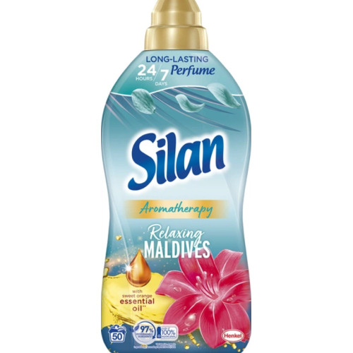 Кондиционер для белья Silan Aromatherapy Райские Мальдивы, 1100 мл